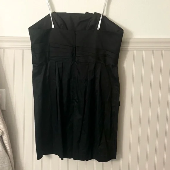 ⭐️ NEW David's Bridal Black Strapless Dress Size 18 Bridesmaid - Picture 6 of 6